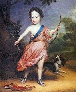 Gerard van Honthorst Willem III op driejarige leeftijd in Romeins kostuum oil painting reproduction